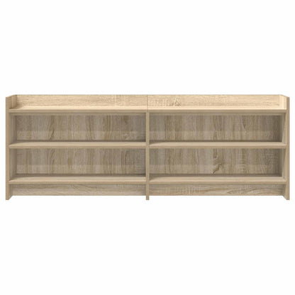 vidaXL TV Cabinet 135 x 33 x 47 cm Sonoma Oak Engineered Wood 4