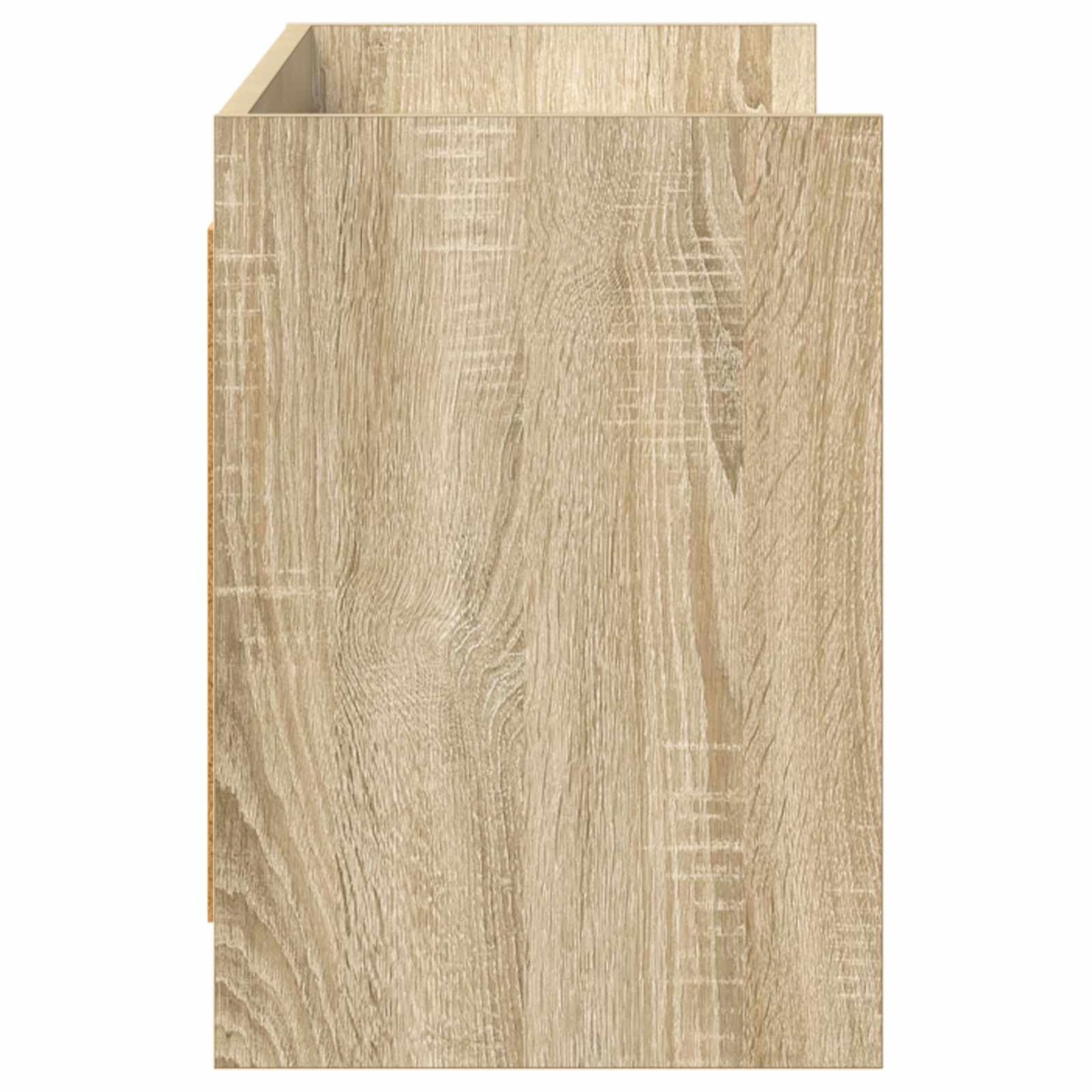 vidaXL TV Cabinet 135 x 33 x 47 cm Sonoma Oak Engineered Wood 5