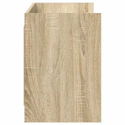 vidaXL TV Cabinet 135 x 33 x 47 cm Sonoma Oak Engineered Wood 5