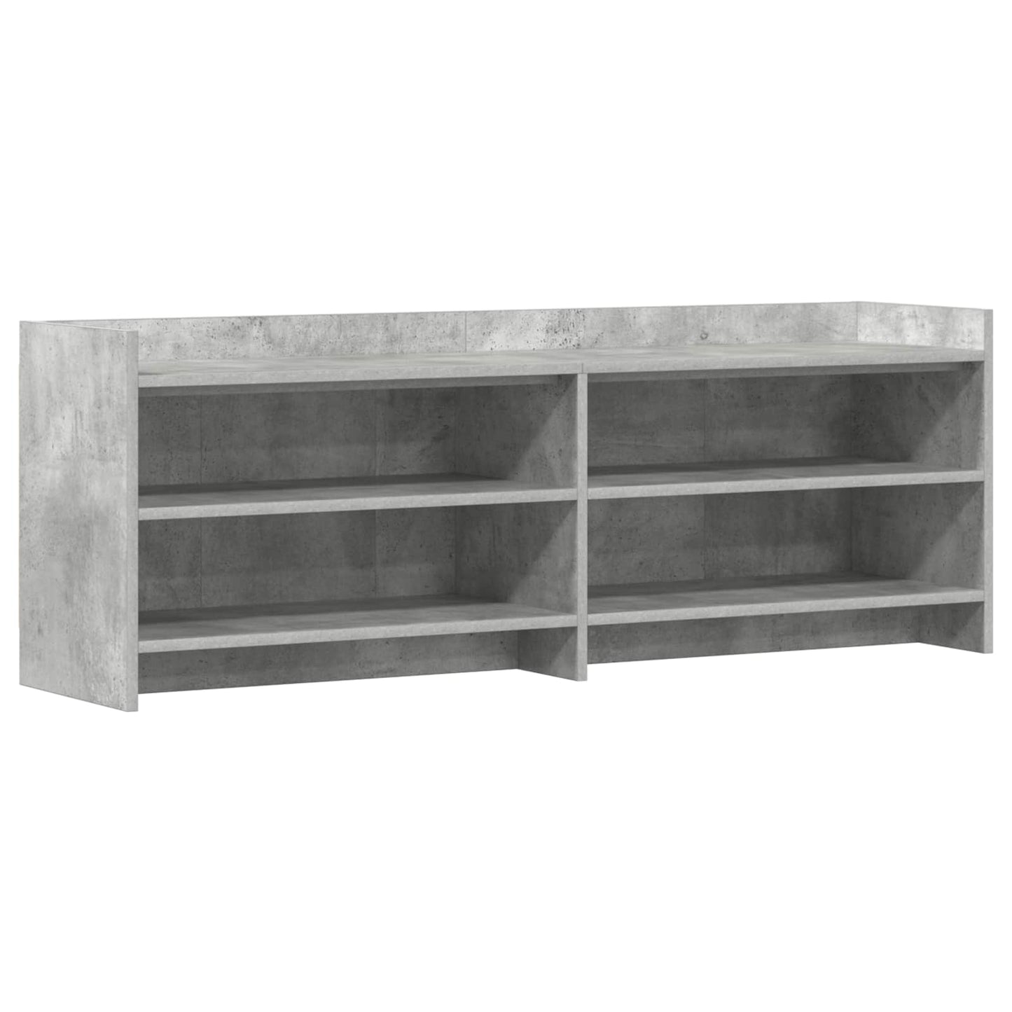 vidaXL TV Cabinet 135 x 33 x 47 cm Concrete Grey Engineered Wood 2
