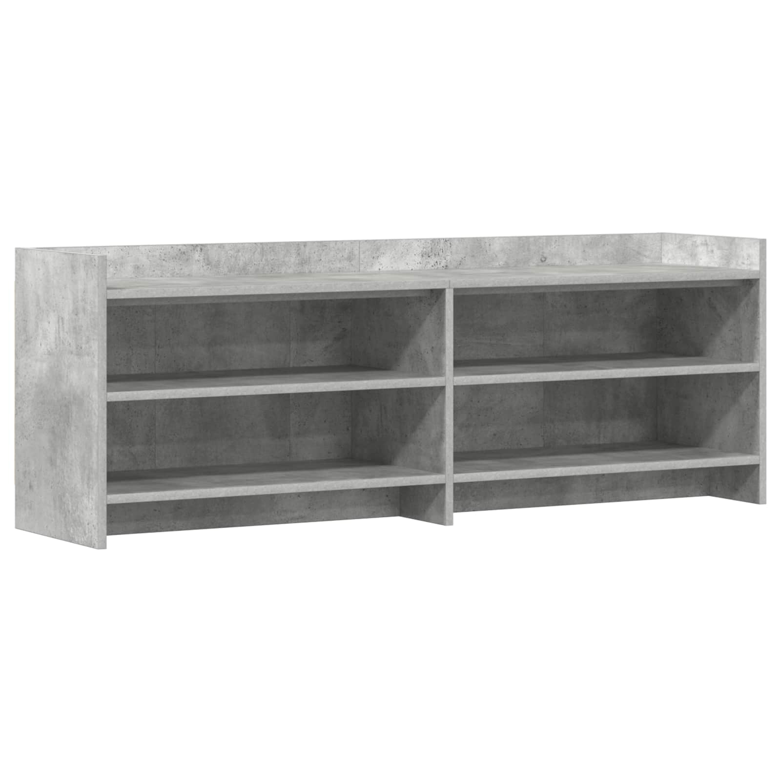 vidaXL TV Cabinet 135 x 33 x 47 cm Concrete Grey Engineered Wood 2