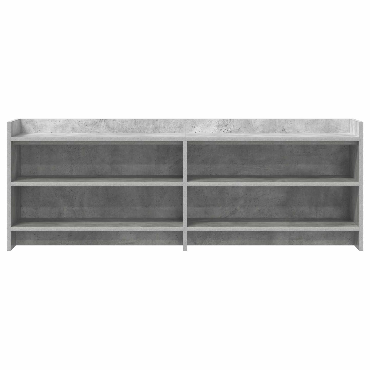 vidaXL TV Cabinet 135 x 33 x 47 cm Concrete Grey Engineered Wood 4