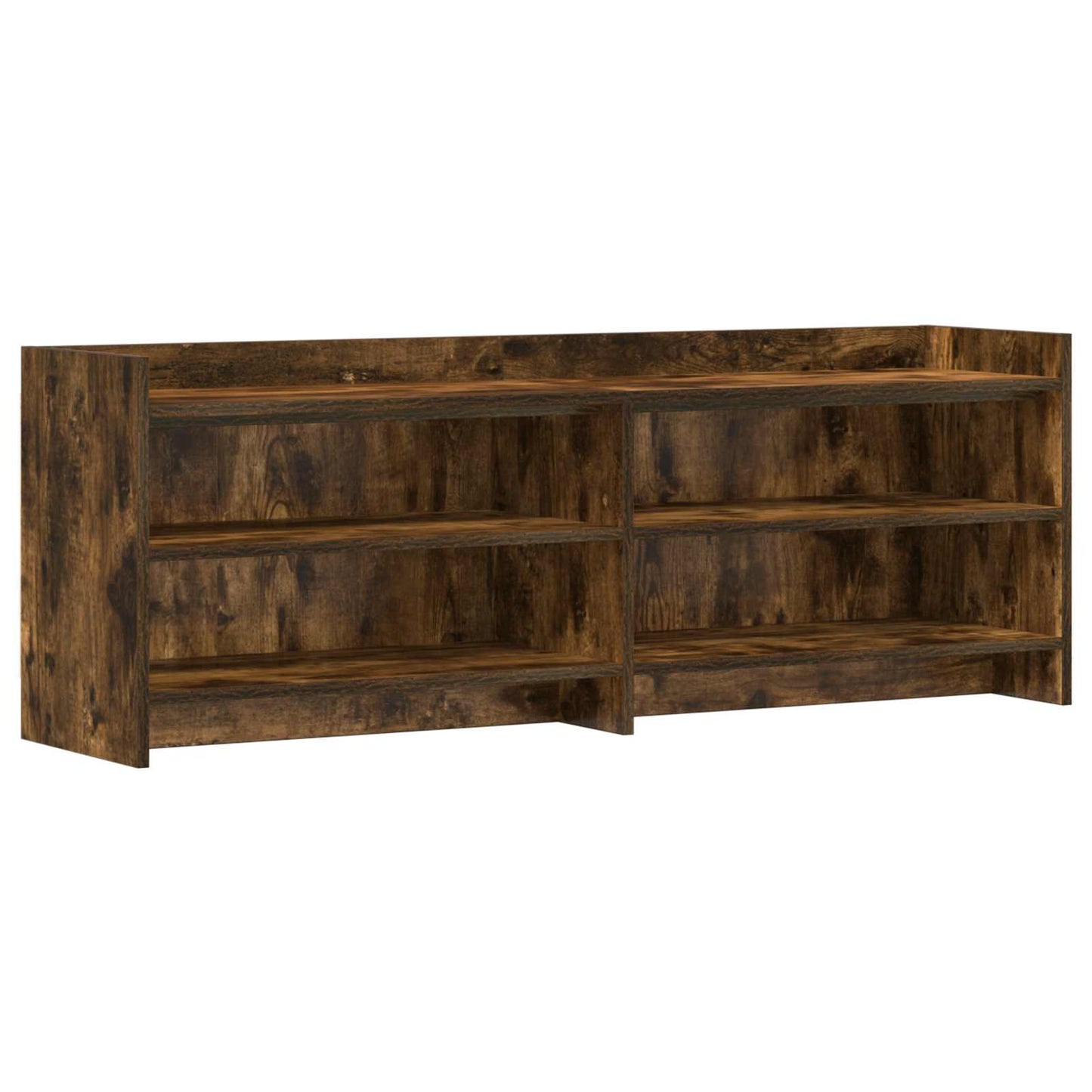 vidaXL TV Cabinet 135 x 33 x 47 cm Smoked Oak Engineered Wood 2