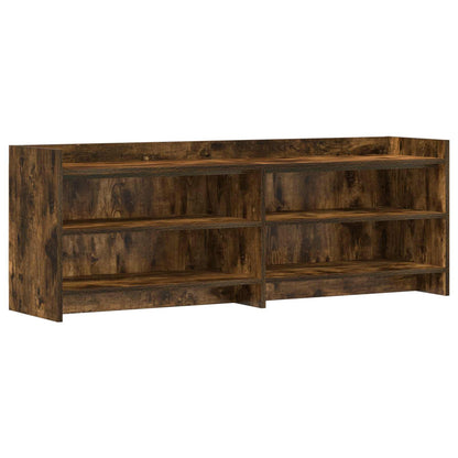 vidaXL TV Cabinet 135 x 33 x 47 cm Smoked Oak Engineered Wood 2