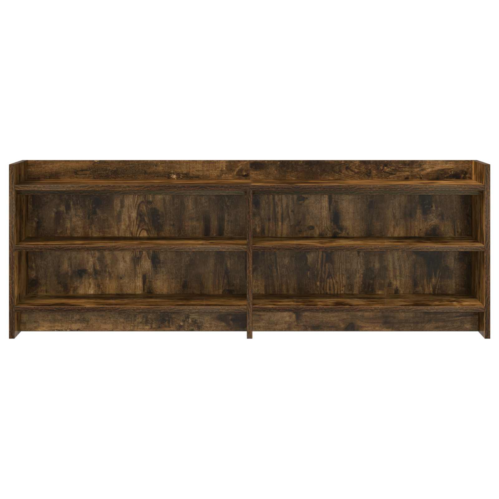 vidaXL TV Cabinet 135 x 33 x 47 cm Smoked Oak Engineered Wood 4