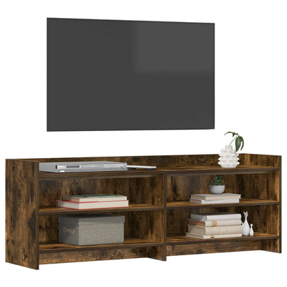 vidaXL TV Cabinet 135 x 33 x 47 cm Smoked Oak Engineered Wood 3