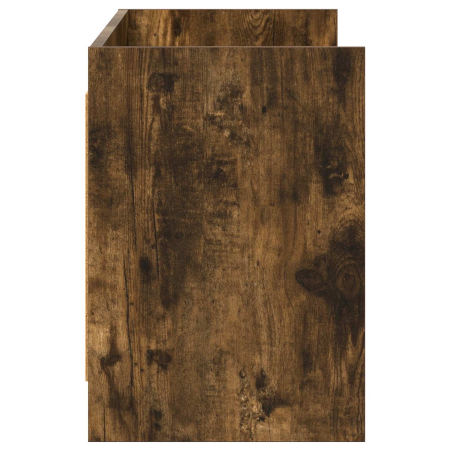 vidaXL TV Cabinet 135 x 33 x 47 cm Smoked Oak Engineered Wood 5