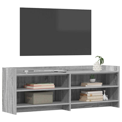 vidaXL TV Cabinet 135 x 33 x 47 cm Grey Sonoma Engineered Wood 3