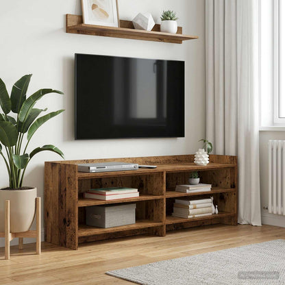 vidaXL TV Cabinet 135 x 33 x 47 cm Old Wood Engineered Wood 1