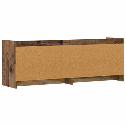 vidaXL TV Cabinet 135 x 33 x 47 cm Old Wood Engineered Wood 6