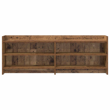 vidaXL TV Cabinet 135 x 33 x 47 cm Old Wood Engineered Wood 4