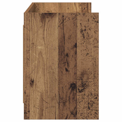 vidaXL TV Cabinet 135 x 33 x 47 cm Old Wood Engineered Wood 5