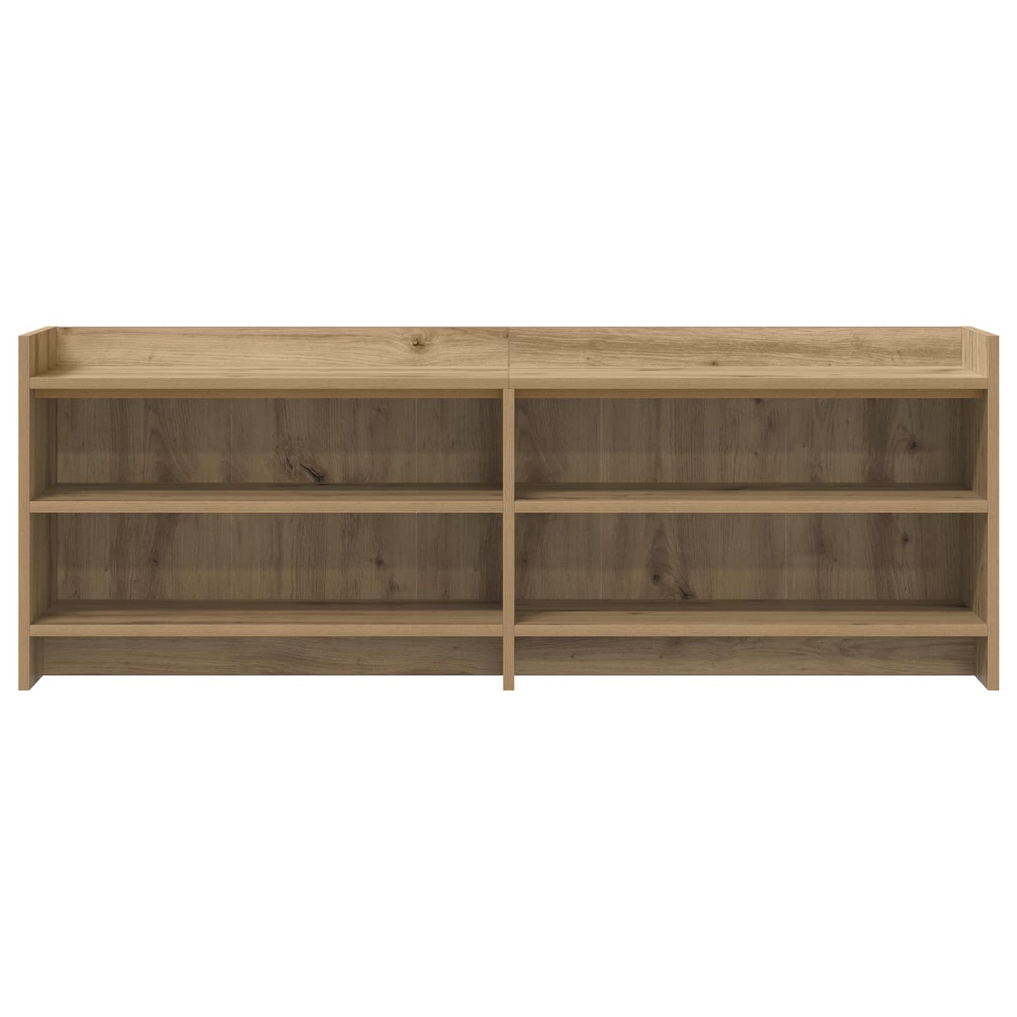 vidaXL TV Cabinet 135 x 33 x 47 cm Artisan Oak Engineered Wood 4