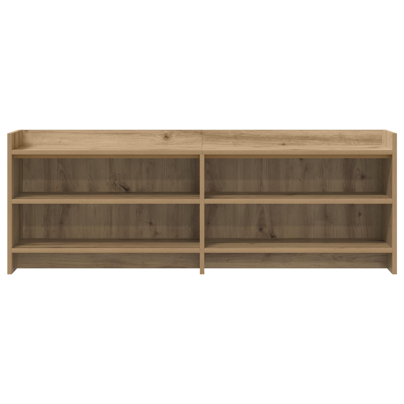 vidaXL TV Cabinet 135 x 33 x 47 cm Artisan Oak Engineered Wood 4