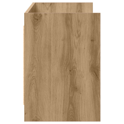 vidaXL TV Cabinet 135 x 33 x 47 cm Artisan Oak Engineered Wood 5