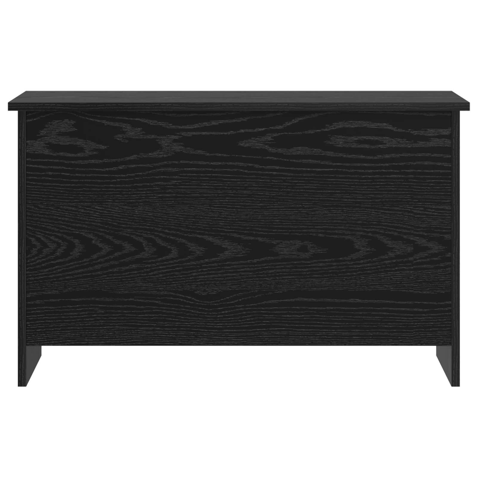 vidaXL Storage Chest Black Oak 80 x 40 x 50 cm Engineered Wood 6