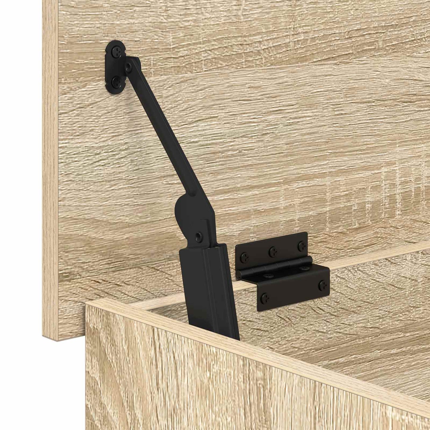 vidaXL Storage Chest Sonoma Oak 80 x 40 x 50 cm Engineered Wood 6