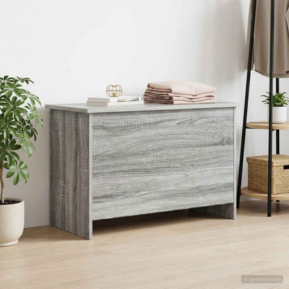 vidaXL Storage Chest Grey Sonoma 80 x 40 x 50 cm Engineered Wood 1