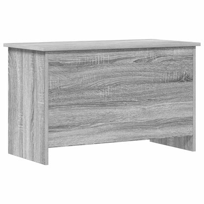 vidaXL Storage Chest Grey Sonoma 80 x 40 x 50 cm Engineered Wood 2