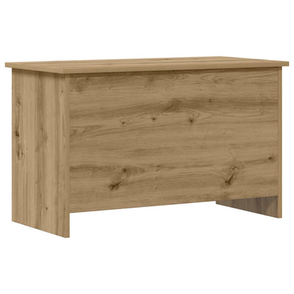 Storage Chest 80 x 40 x 50 cm Engineered Wood Length 80 cm Artisan oak