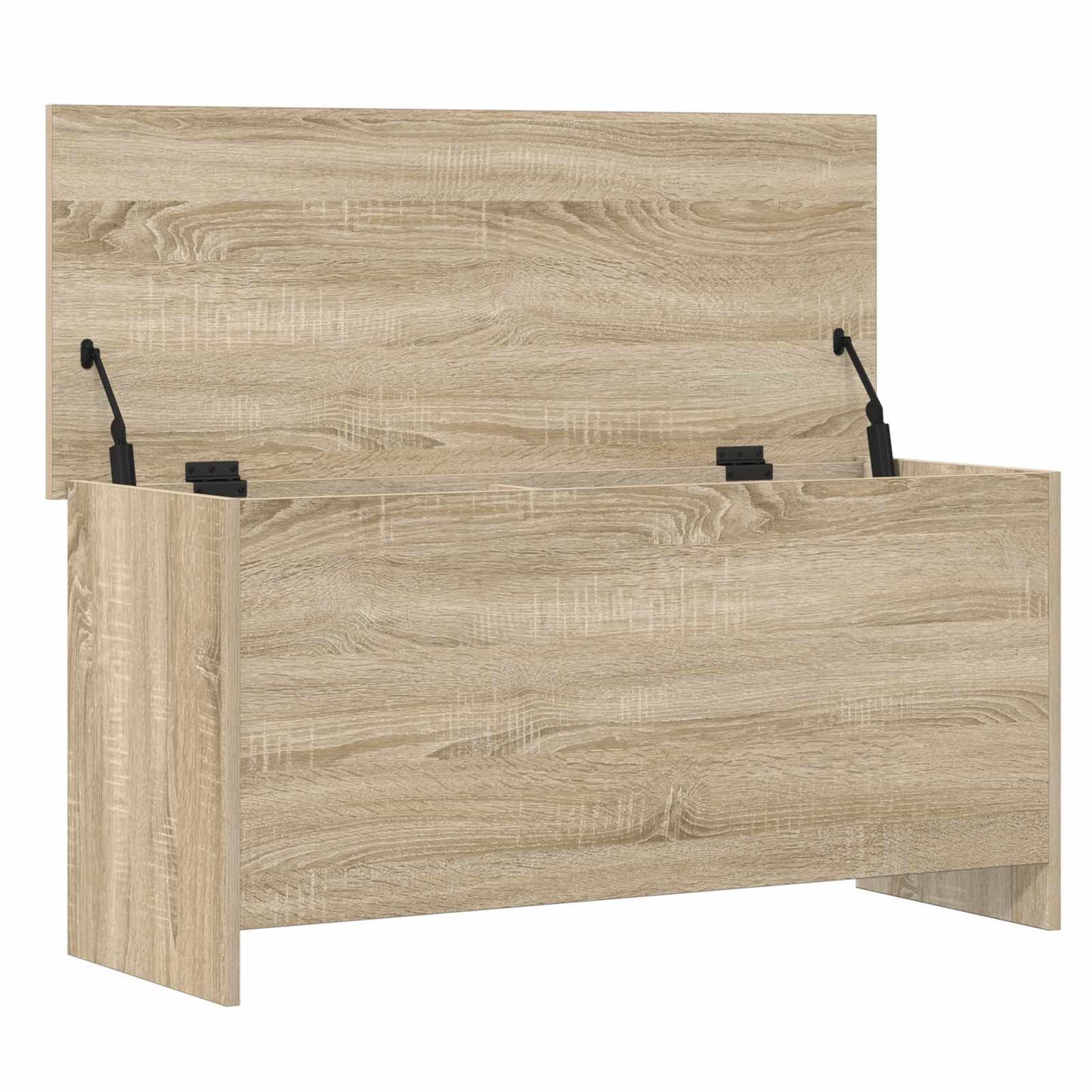 vidaXL Storage Chest Sonoma Oak 100 x 40 x 50 cm Engineered Wood 5