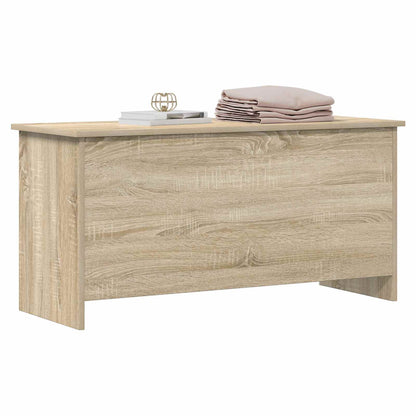 vidaXL Storage Chest Sonoma Oak 100 x 40 x 50 cm Engineered Wood 3