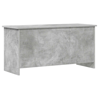 vidaXL Storage Chest Concrete Grey 100 x 40 x 50 cm Engineered Wood 2