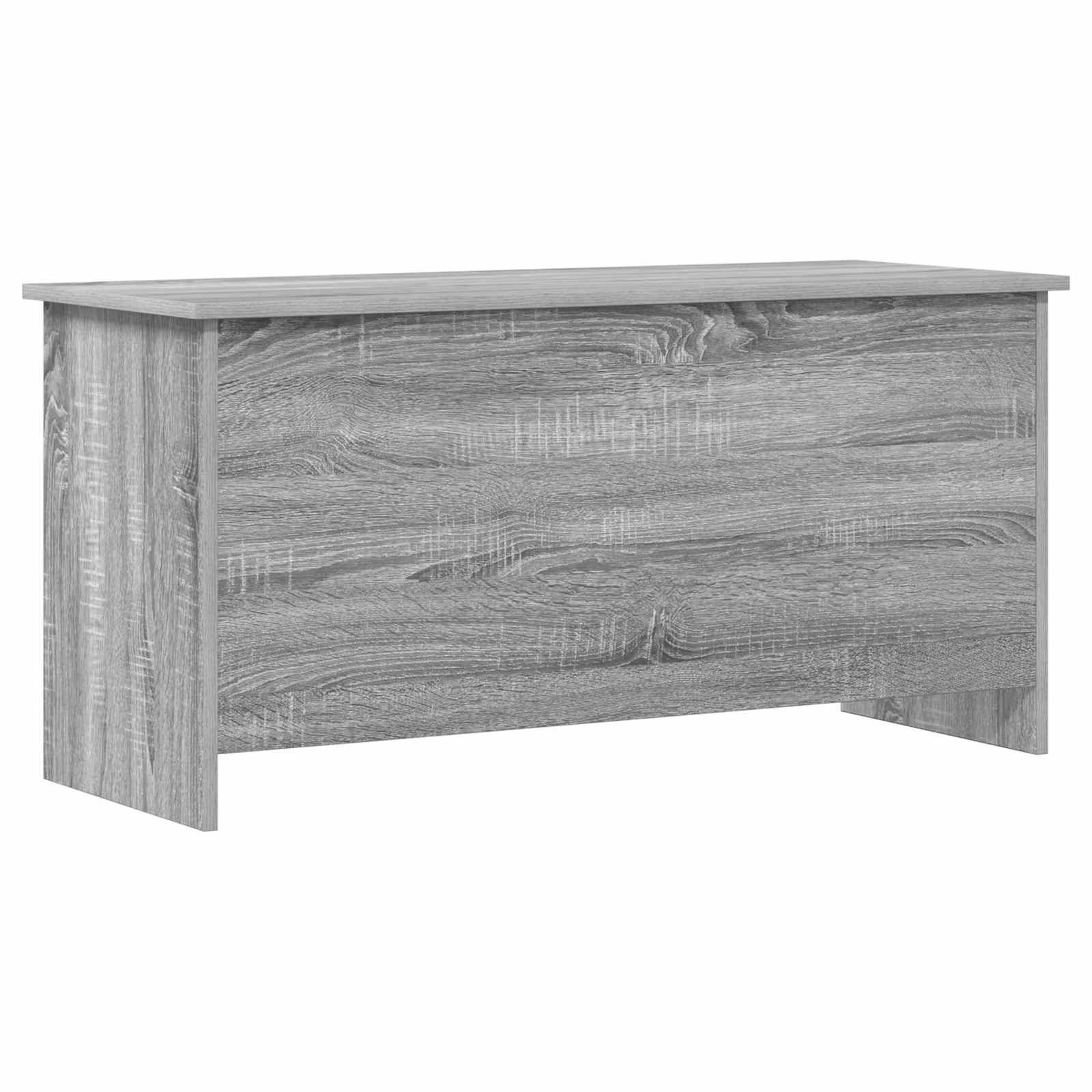 vidaXL Storage Chest Grey Sonoma 100 x 40 x 50 cm Engineered Wood 2