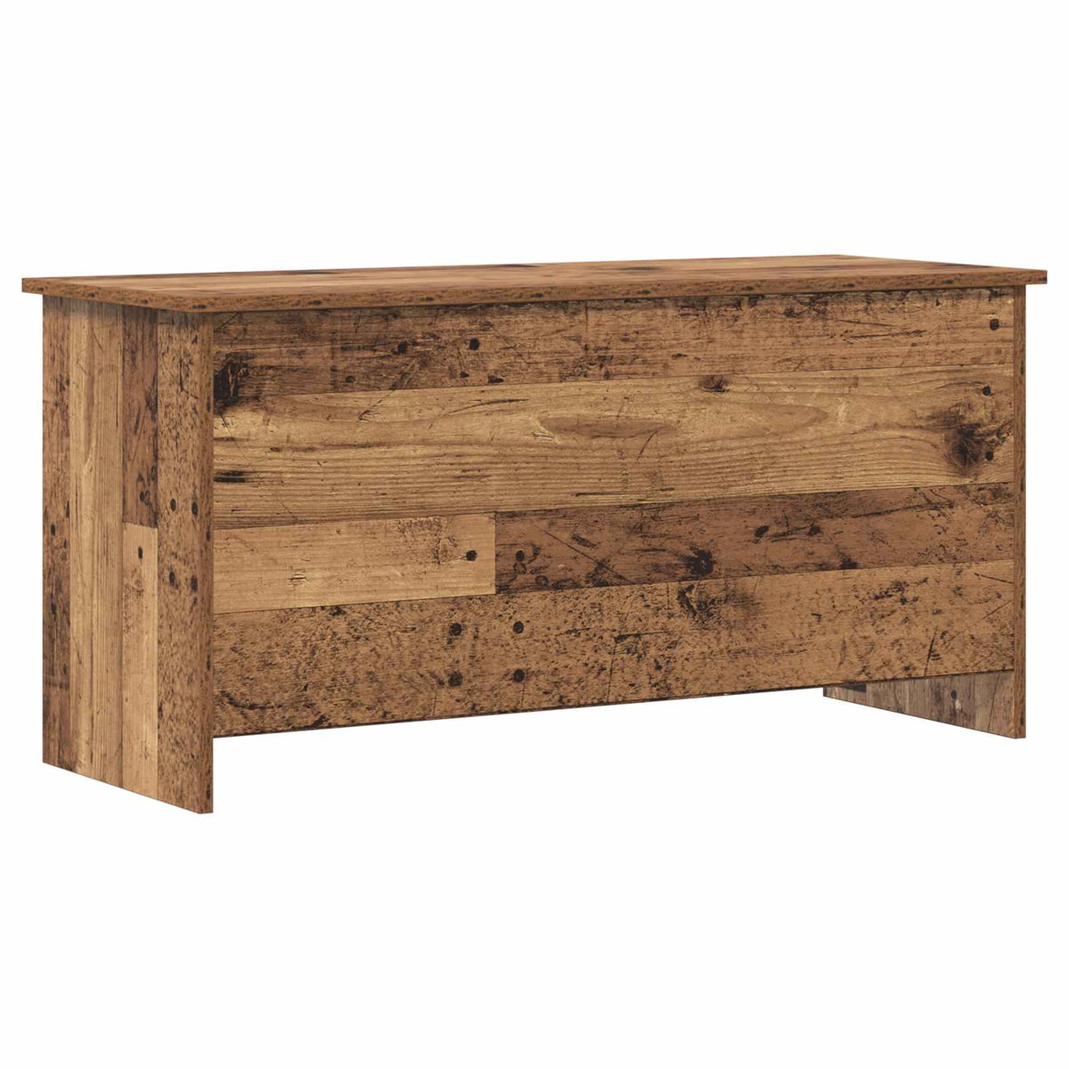 Storage Chest 100 x 40 x 50 cm Engineered Wood Length 100 cm Old wood