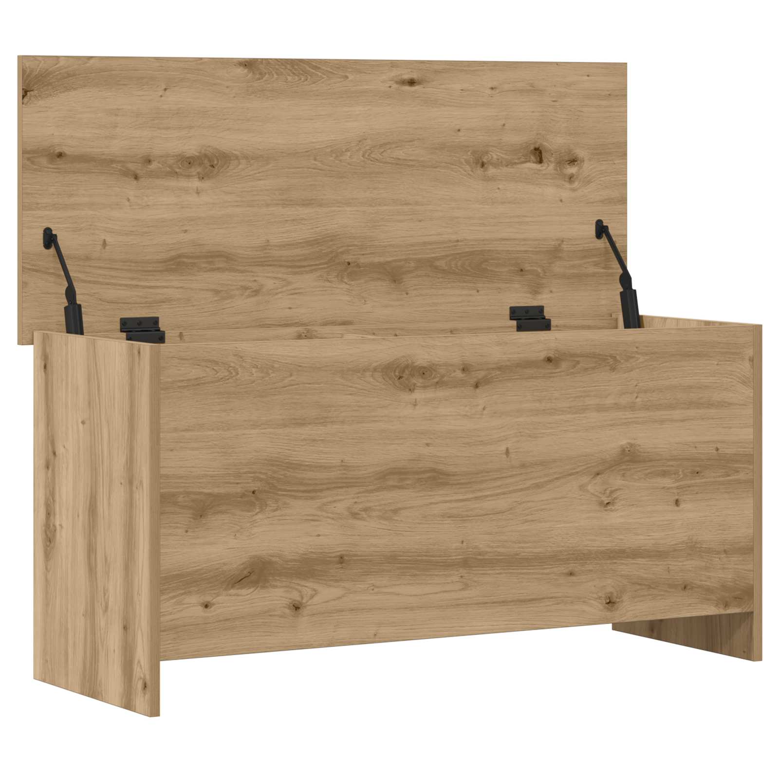 vidaXL Storage Chest Artisan Oak 100 x 40 x 50 cm Engineered Wood 5