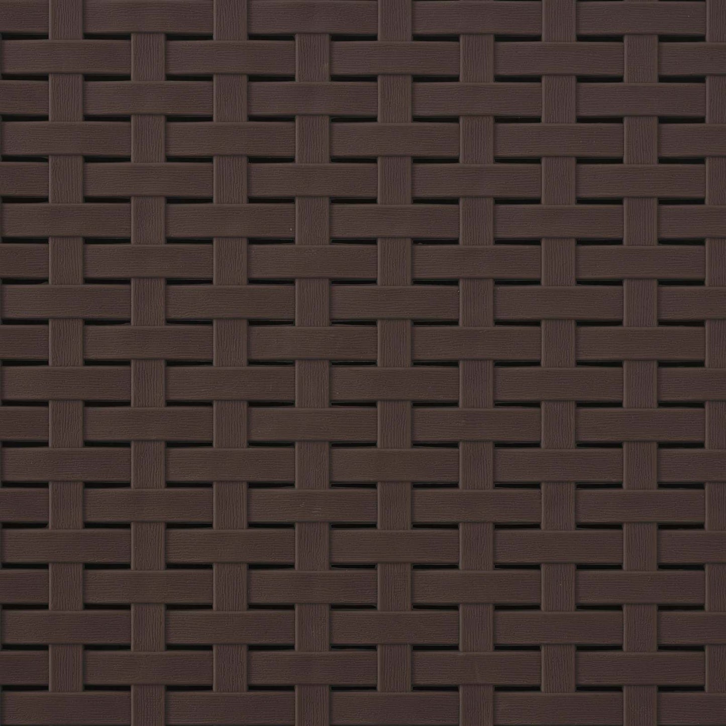 vidaXL 1-Seater Garden Sofa Rattan Look PP Brown 4