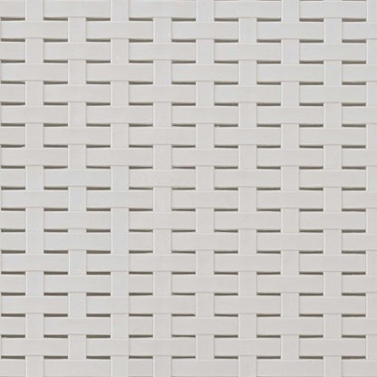 vidaXL 1-Seater Garden Sofa Rattan Look PP White 4