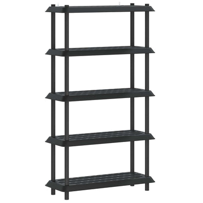 Shelving Unit 5-Tier PP Anthracite