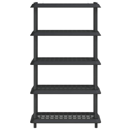 Shelving Unit 5-Tier PP Anthracite
