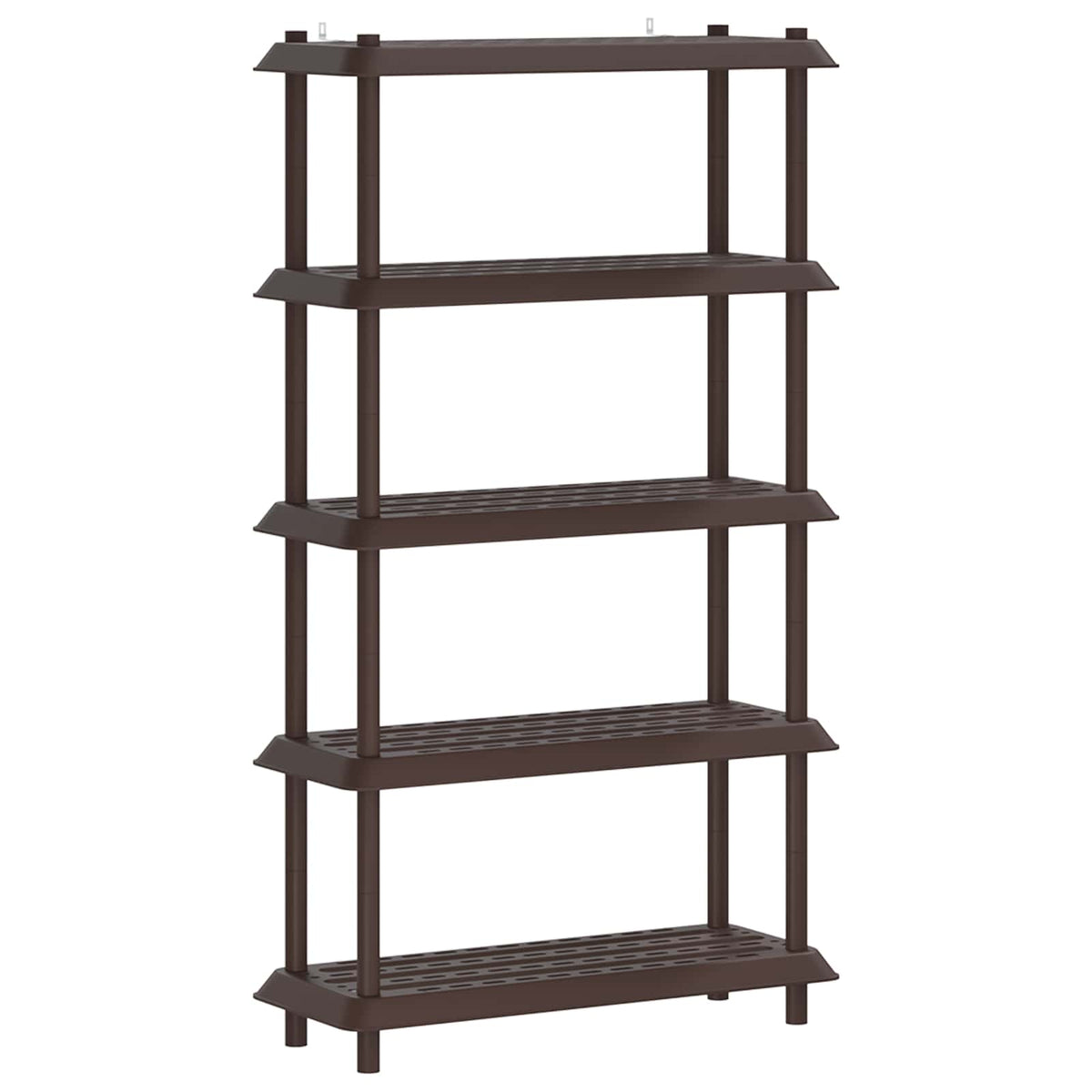 Shelving Unit 5-Tier PP Brown