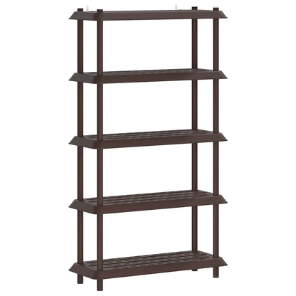 Shelving Unit 5-Tier PP Brown