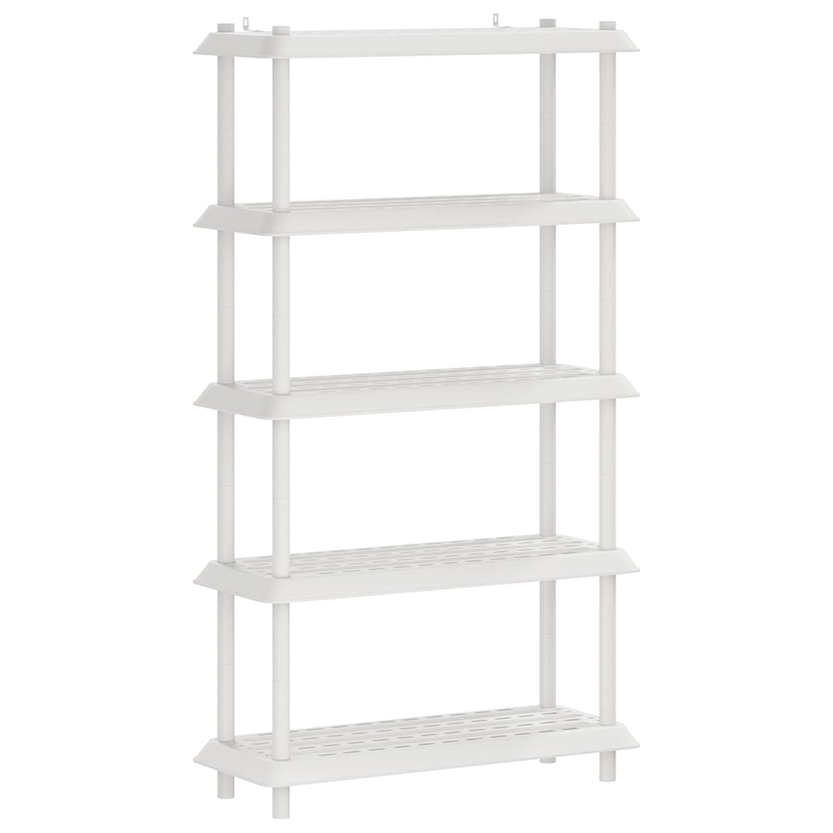 Shelving Unit 5-Tier PP White