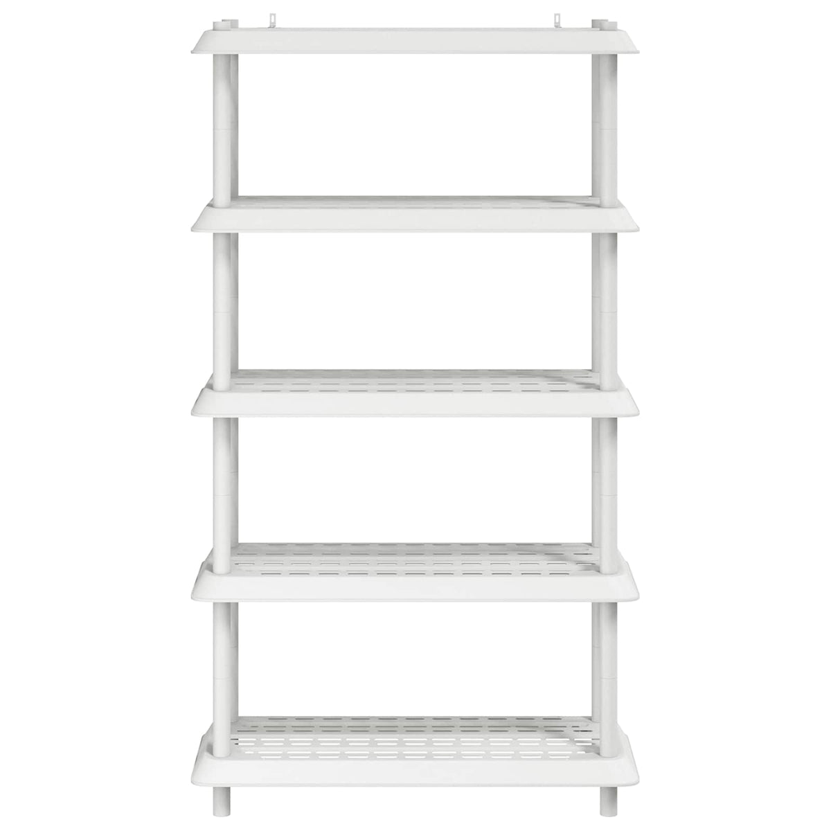 Shelving Unit 5-Tier PP White