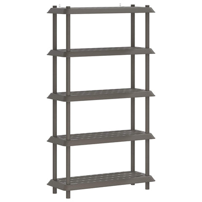 Shelving Unit 5-Tier PP Light Grey
