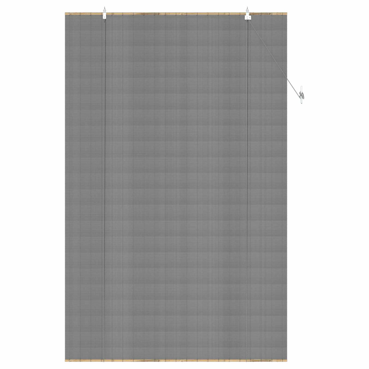 vidaXL Roller Blind Grey 150 x 220 cm Bamboo 3