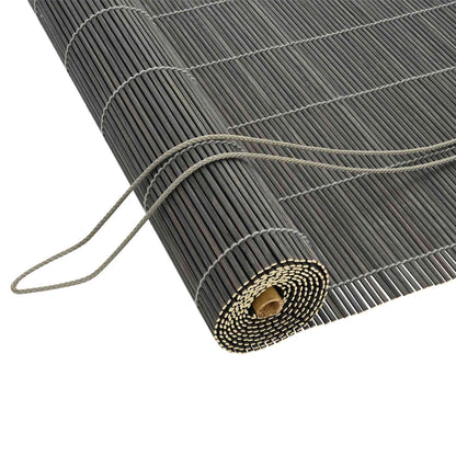 vidaXL Roller Blind Grey 160 x 160 cm Bamboo 2