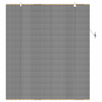 vidaXL Roller Blind Grey 160 x 160 cm Bamboo 3