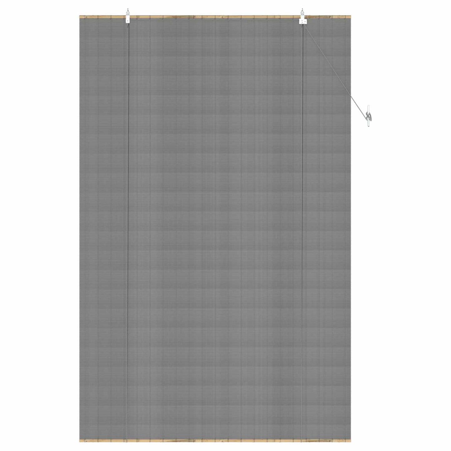vidaXL Roller Blind Grey 160 x 220 cm Bamboo 3