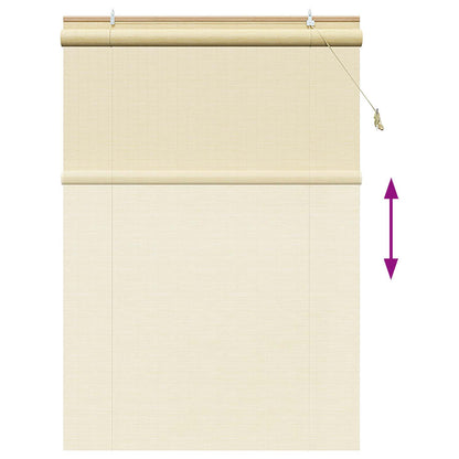 vidaXL Roller Blind Natural 130 x 220 cm Bamboo 6
