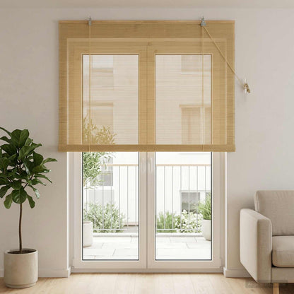 vidaXL Roller Blind Natural 150 x 220 cm Bamboo 1