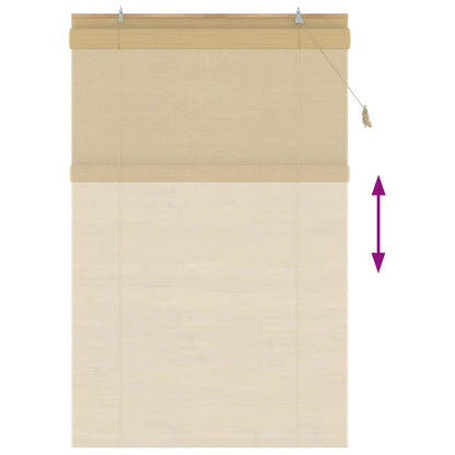 vidaXL Roller Blind Natural 150 x 220 cm Bamboo 6