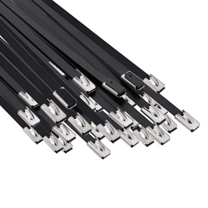 vidaXL Cable Tie 250 pcs 4.6 x 800 mm Black 2