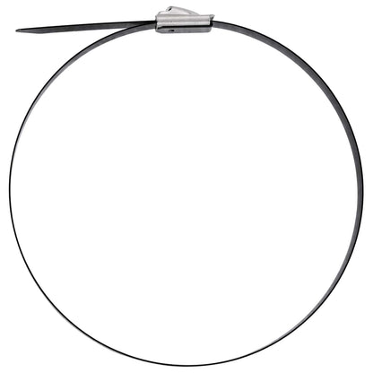 vidaXL Cable Tie 250 pcs 7.9 x 300 mm Black 5
