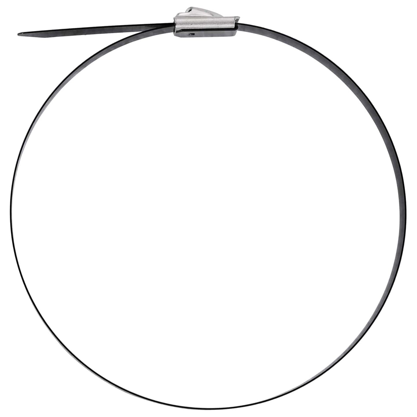 vidaXL Cable Tie 250 pcs 7.9 x 350 mm Black 5