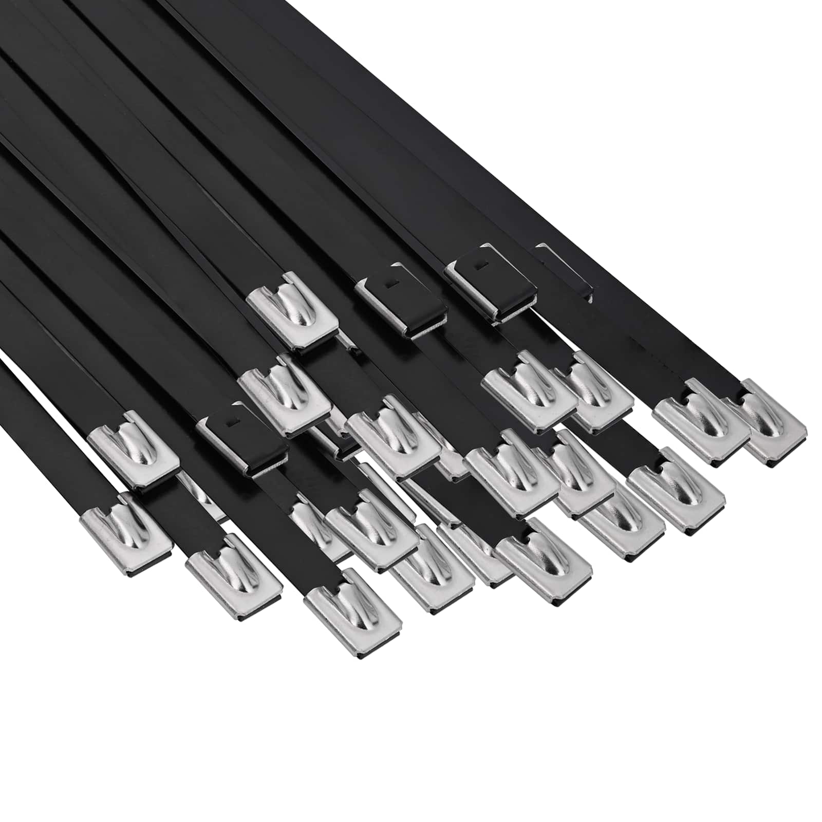 vidaXL Cable Tie 250 pcs 7.9 x 500 mm Black 2